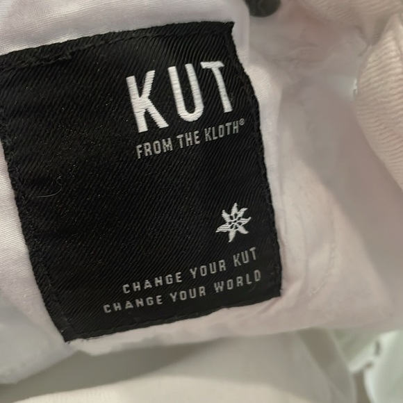 Kut From The Kloth Andrea White Denim Shorts size 2 - Picture 9 of 9